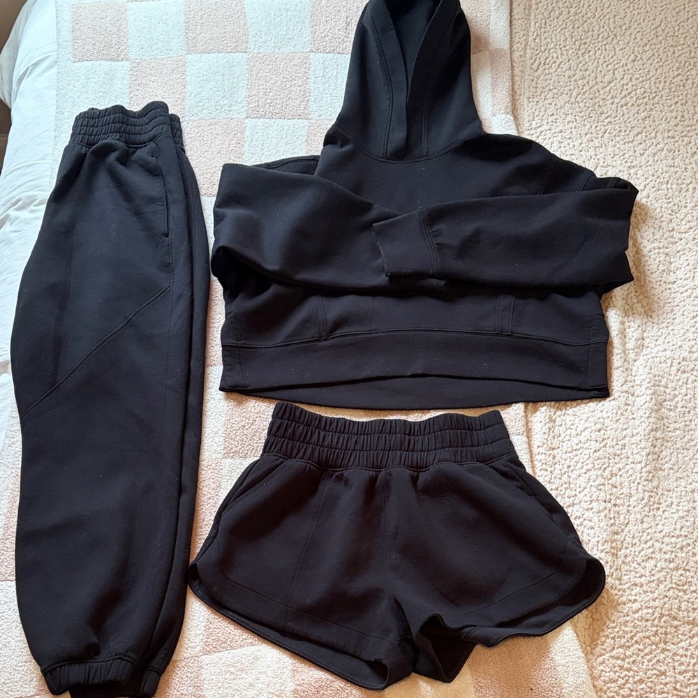Abercrombie YPB sweatsuit & shorts